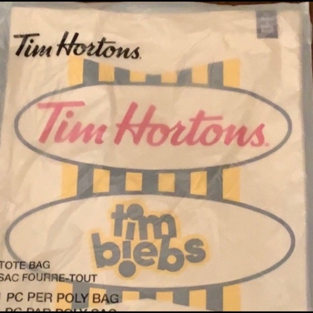 Justin Bieber bag Tim Hortons  brand new